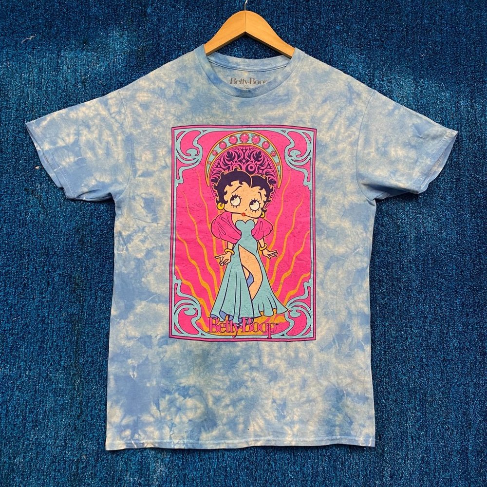 Betty Boop Tie Dye T-shirt Size Medium